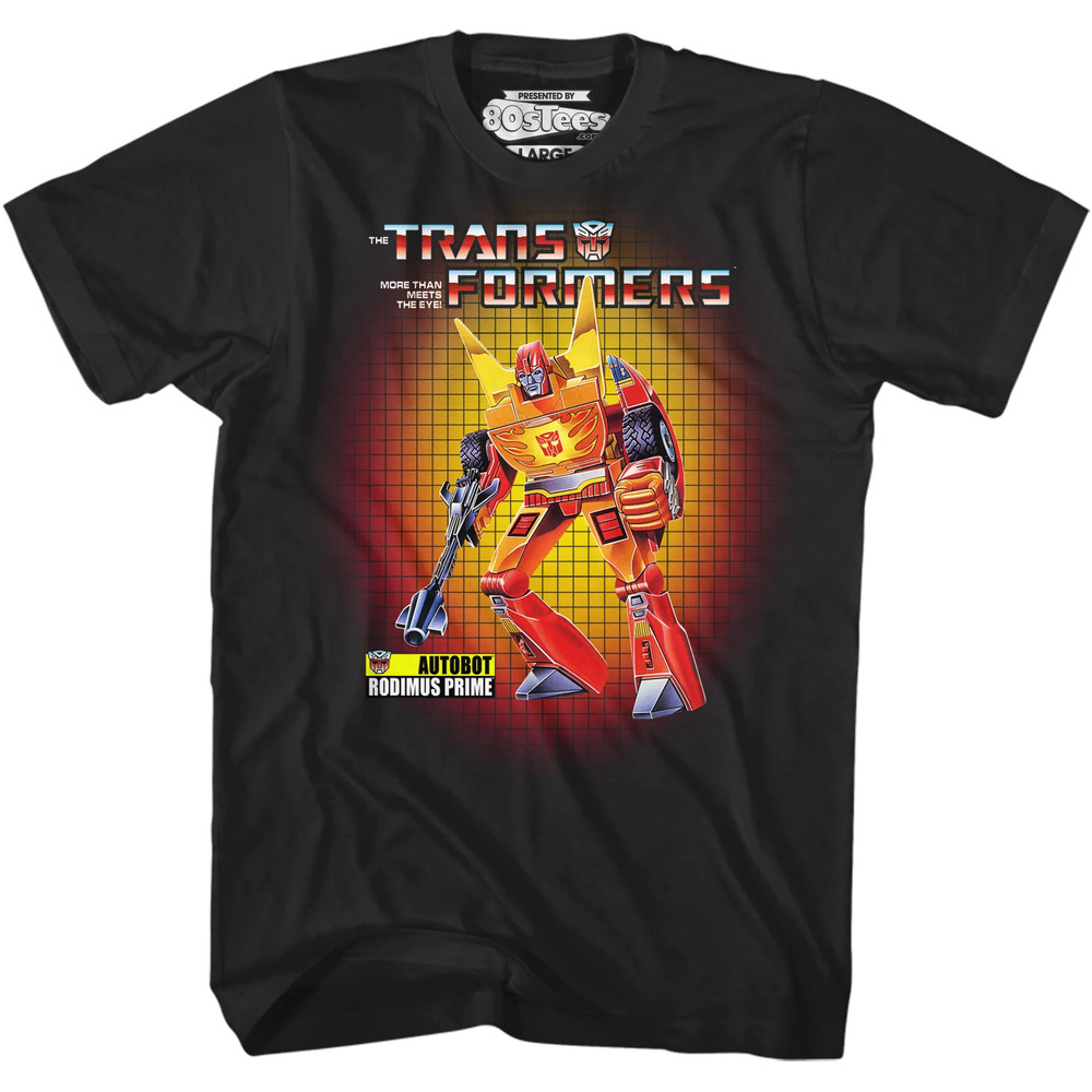 Box Art Rodimus Prime Transformers Tshirt